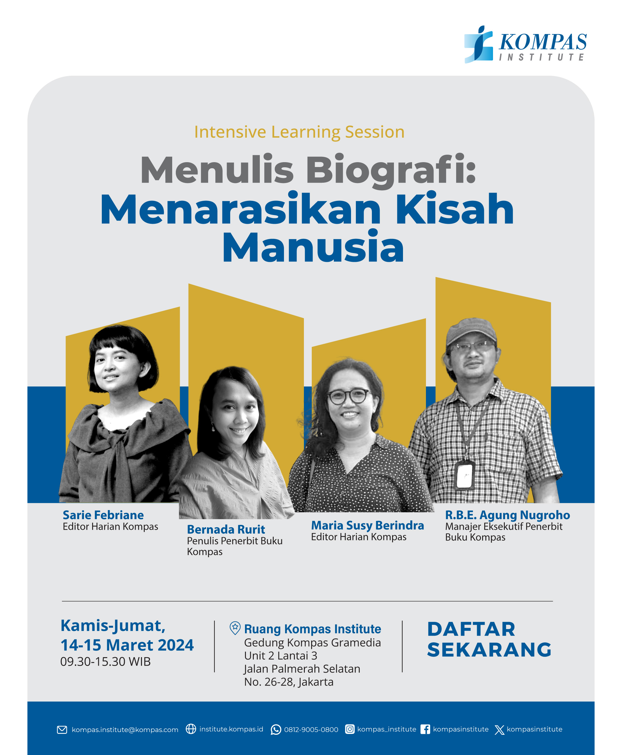 Menulis Biografi: Menarasikan Kisah Manusia